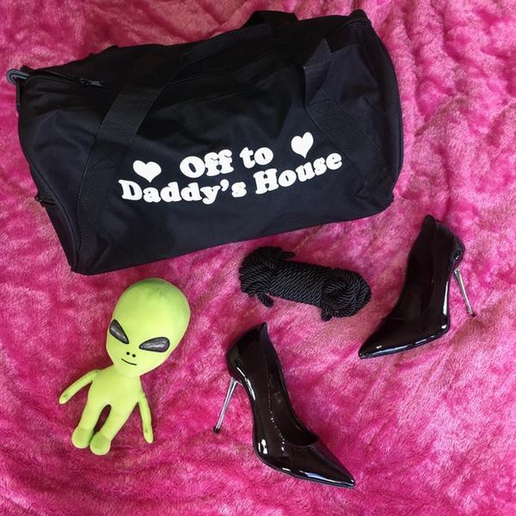 Guttermind Handbags - 🖤👆 Off to Daddy’s House Duffel Gym Bag NEW!!